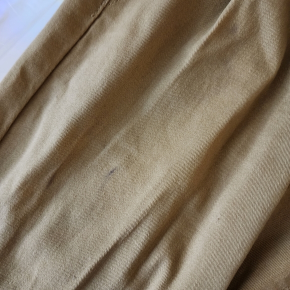 Khaki Ankle Pants w/ Suspenders, Women's 25 - Picture 9 of 11